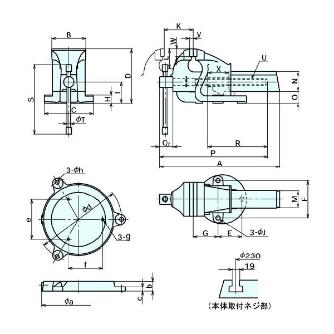 （株）ナベヤ リード型バイス(強力角胴型バイス) LEAD リード型バイス（強力角胴型バイス） LEAD250