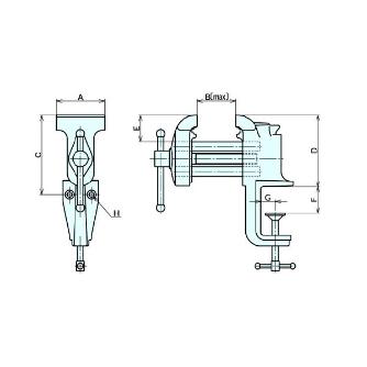 （株）ナベヤ ホビーバイス(ベンチバイス) N ホビーバイス（ベンチバイス） N30
