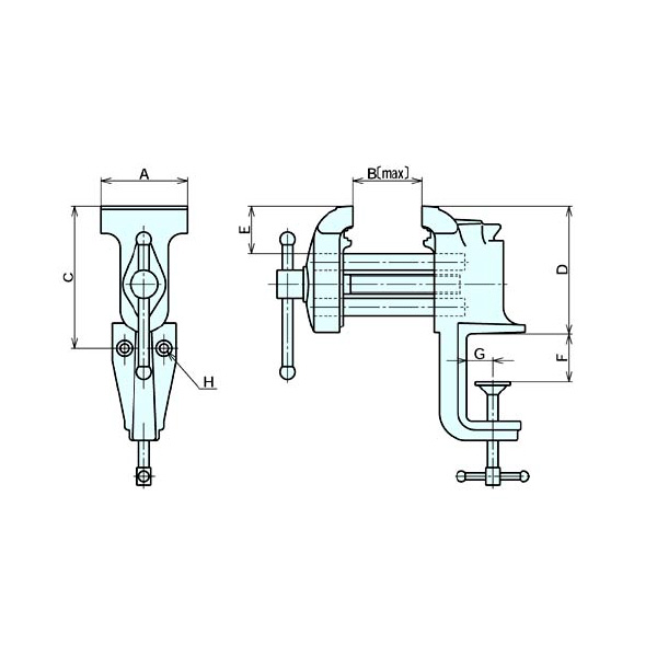 （株）ナベヤ ホビーバイス(ベンチバイス) N ホビーバイス（ベンチバイス） N30