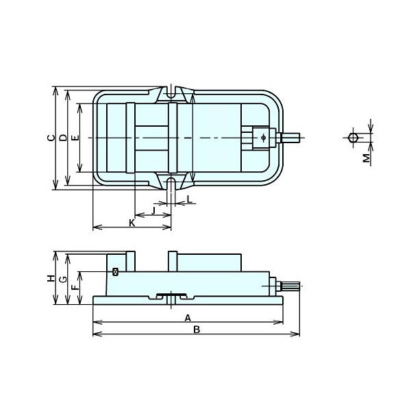 （株）ナベヤ ロックタイト精密マシンバイス LT ロックタイト精密マシンバイス LT100M