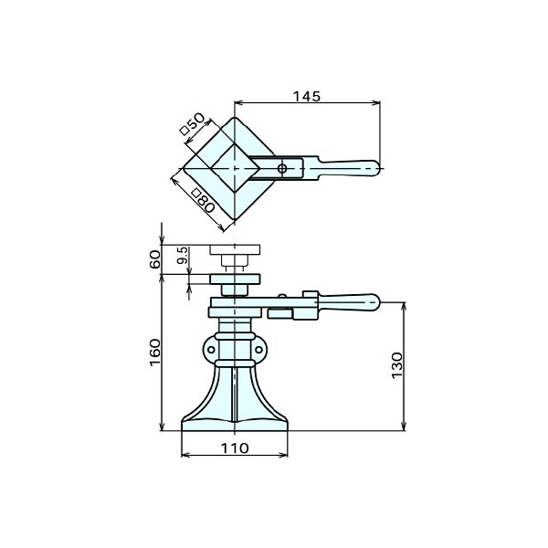 （株）ナベヤ 強力豆ジャッキ J45 強力豆ジャッキ J45