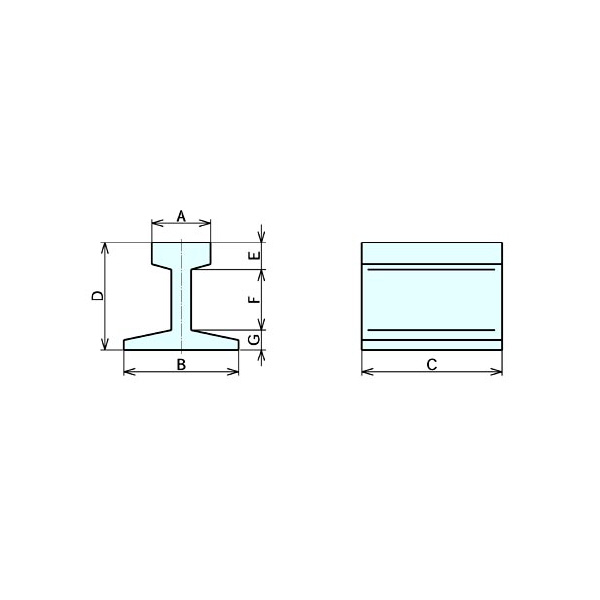 （株）ナベヤ レールアンビル LW レ－ルアンビル LW125