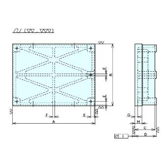 （株）ナベヤ JIS型精密検査用定盤 JP ＪＩＳ型精密検査用定盤 JP04063-2