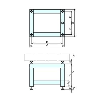 （株）ナベヤ 石定盤用アングル台 GP 石定盤用アングル台 GP07510-SA
