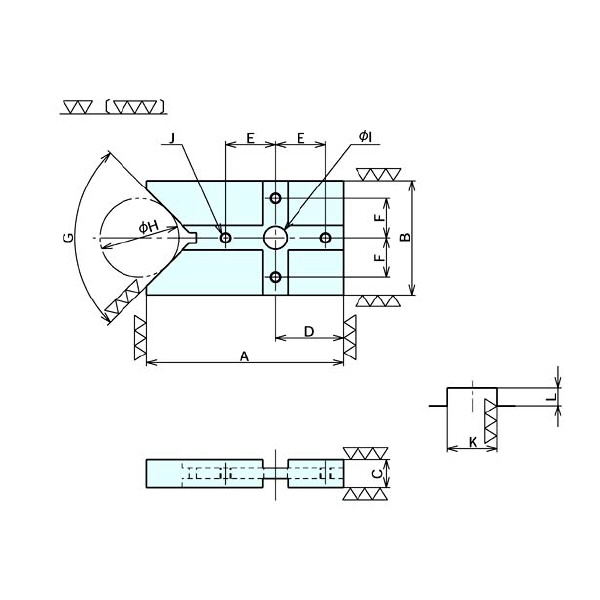 （株）ナベヤ ホールディングVブロック 11325 ホールディングＶブロック 11325-20000