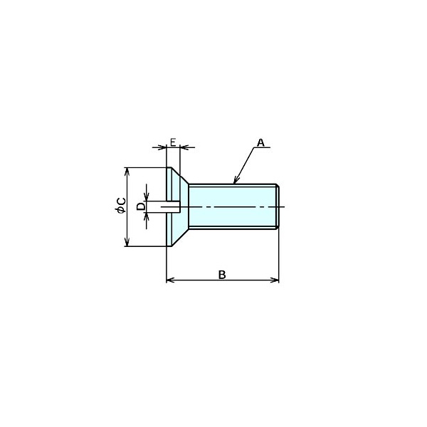 （株）ナベヤ 皿ビス 11408-BM 皿ビス 11408-BM820