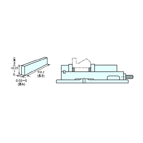 （株）ナベヤ 精密パラレルブロックセット HPA 精密パラレルブロックセット HPA200SET