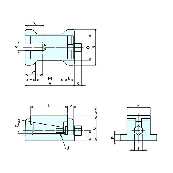 （株）ナベヤ レベリングブロックC型 C レベリングブロックＣ型 C1