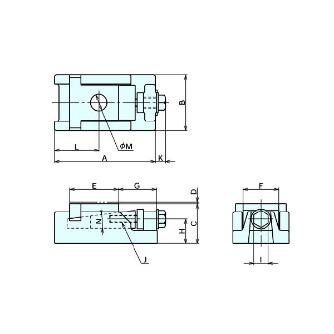 （株）ナベヤ レベリングブロックH型 H レベリングブロックＨ型 H0