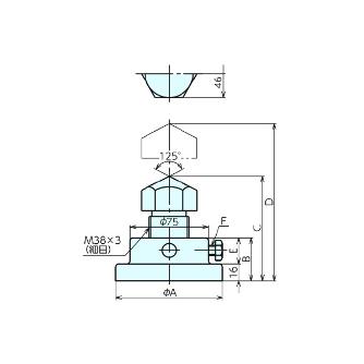 （株）ナベヤ レベルジャッキ LJ レベルジャッキ LJ01