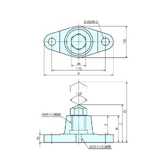 （株）ナベヤ レベルジャッキ LJ レベルジャッキ LJ03