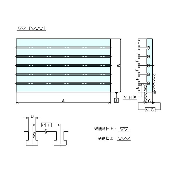 （株）ナベヤ MCサブテーブル T溝タイプ MCSP ＭＣサブテーブル　Ｔ溝タイプ MCSP157