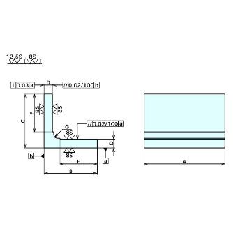 （株）ナベヤ LEアングルプレートE型 617 ＬＥアングルプレートＥ型 617-02
