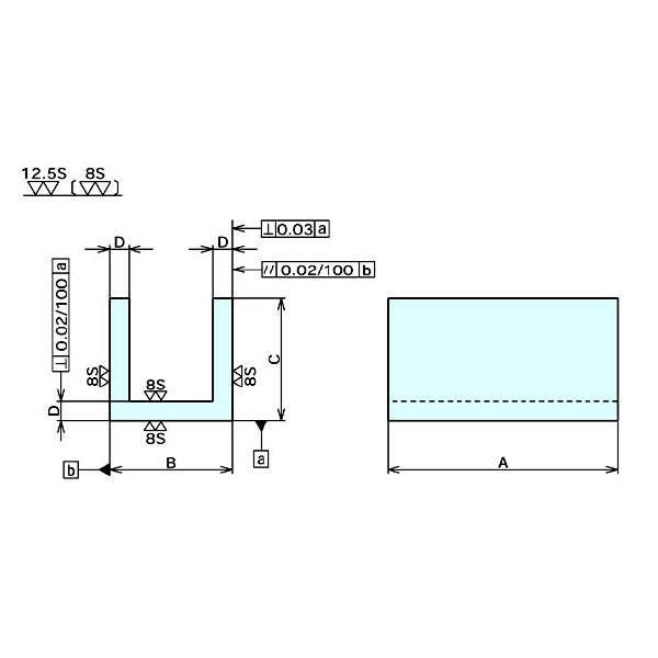 （株）ナベヤ U型イケールS型 624 Ｕ型イケールＳ型 624-08