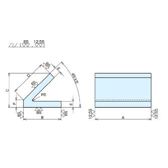 （株）ナベヤ 45°プレート 628 ４５°プレート 628-01
