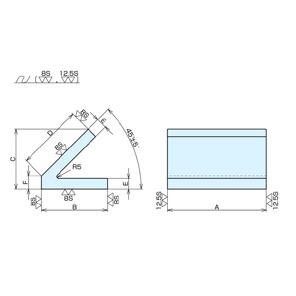 （株）ナベヤ 45°プレート 628 ４５°プレート 628-02