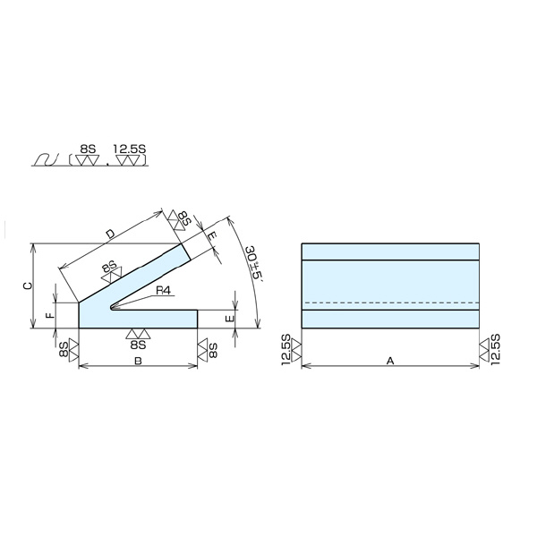 （株）ナベヤ 30°プレート 629 ３０°プレート 629-01