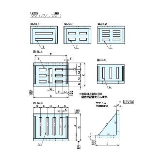 （株）ナベヤ 精密アングルプレート(リブ付)A型 AP-A 精密アングルプレート（リブ付）Ａ型 AP-A4