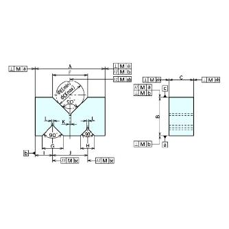 （株）ナベヤ VブロックA型 VA-A ＶブロックＡ型 VA-A150