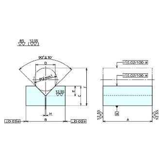 （株）ナベヤ プリズムブロックLW型 630 プリズムブロックＬＷ型 630-01