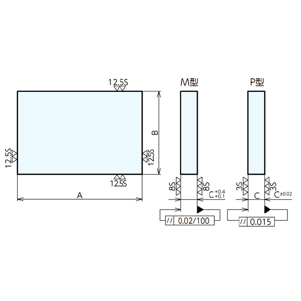 （株）ナベヤ フラットベースプレート 604 フラットベースプレート 604-307M