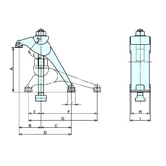 （株）ナベヤ ユニバーサルクランプ EUC ユニバーサルクランプ EUC100PN1