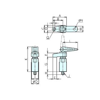 （株）ナベヤ スイングクランプA型 EWN スイングクランプＡ型 EWN40135A
