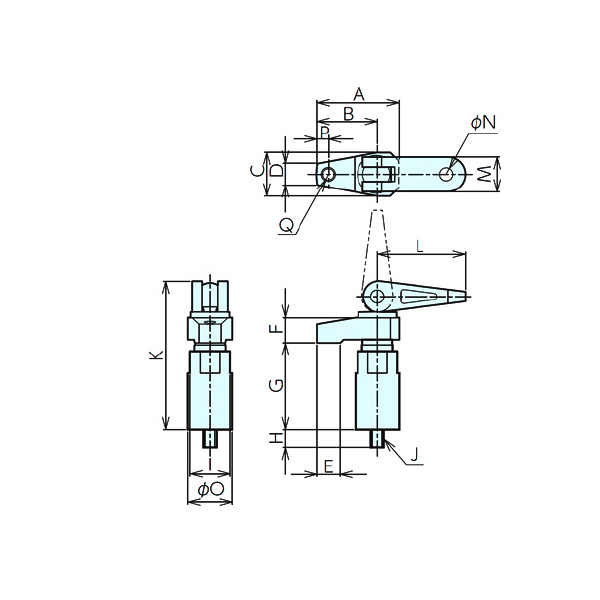 （株）ナベヤ スイングクランプA型 EWN スイングクランプＡ型 EWN40135A