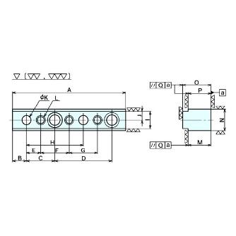 （株）ナベヤ ダブルサーフェスエッジバー BT ダブルサーフェスエッジバー BT516-0510