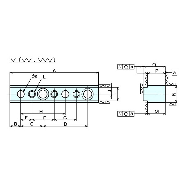 （株）ナベヤ ダブルサーフェスエッジバー BT ダブルサーフェスエッジバー BT516-0510