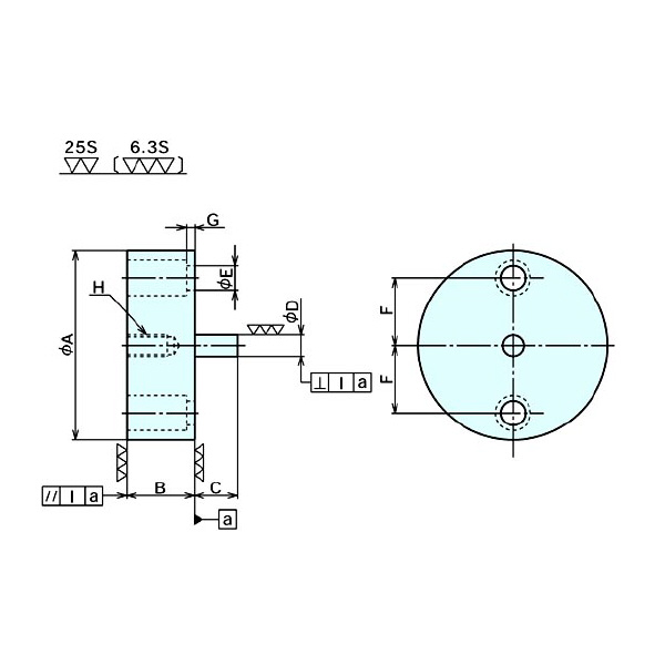 （株）ナベヤ センターディスク BT センターディスク BT412-1490