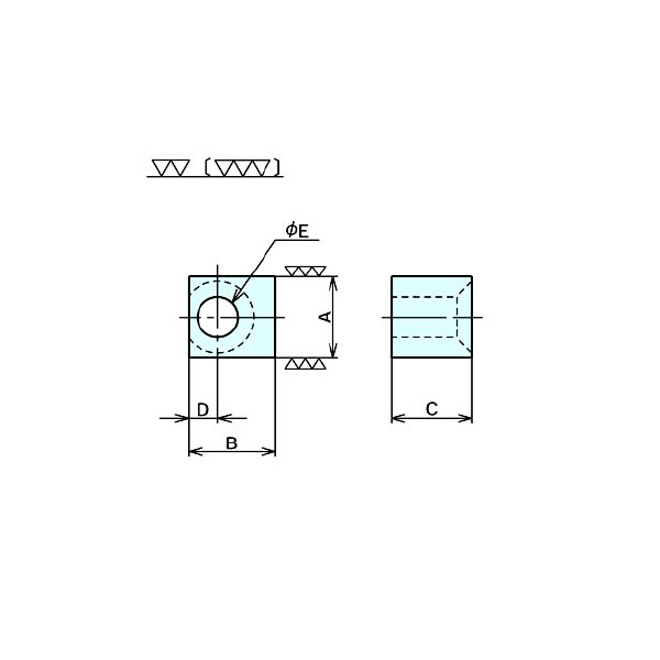 （株）ナベヤ Tースロットナット 精級 11302 Ｔ－スロットナット　精級 11302-14000