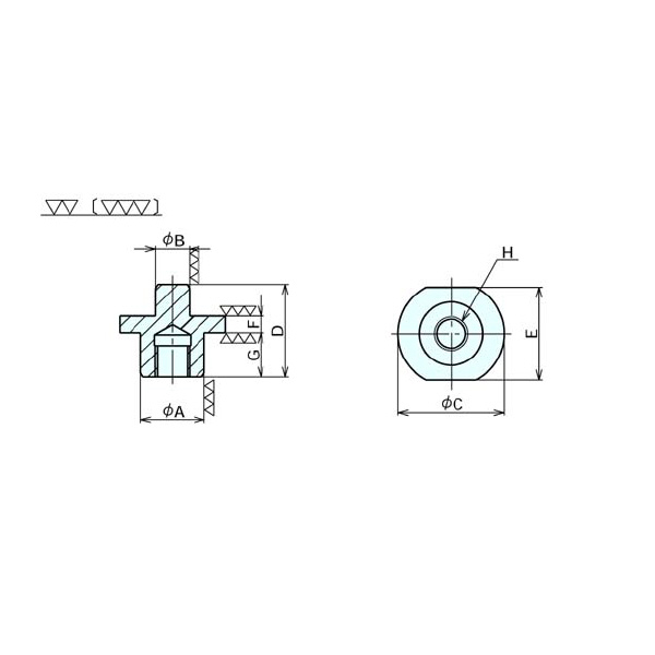 （株）ナベヤ ロケーティングピン 11306 ロケーティングピン 11306-11012