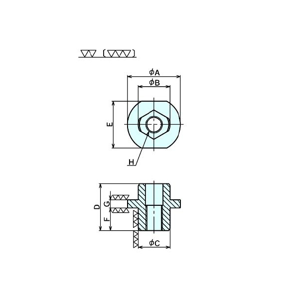 （株）ナベヤ ロケーティングピン 11306 ロケーティングピン 11306-13016