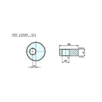 （株）ナベヤ 偏心ハイトシリンダー 11427 偏心ハイトシリンダー 11427-25010