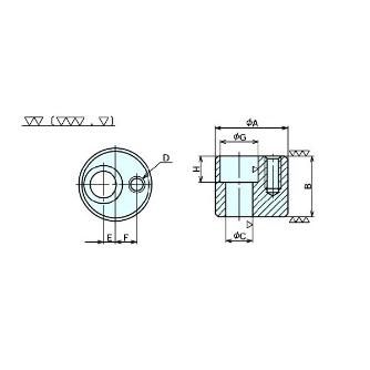（株）ナベヤ 偏心ハイトシリンダー 11427 偏心ハイトシリンダー 11427-35040