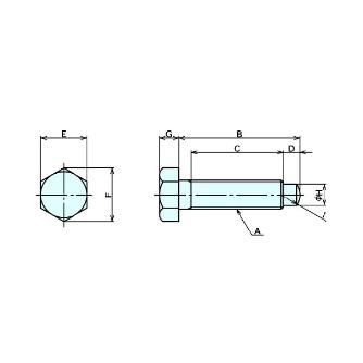 （株）ナベヤ ストッパボルト(SSBーA) SSB ストッパボルト（ＳＳＢ－Ａ） SSB-M1650-A