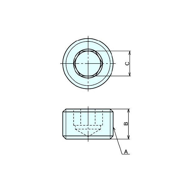 （株）ナベヤ 平行スクリュープラグ SSP 平行スクリュープラグ SSP-M12