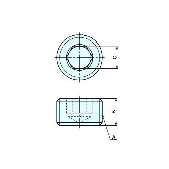 （株）ナベヤ 平行スクリュープラグ SSP 平行スクリュープラグ SSP-M24