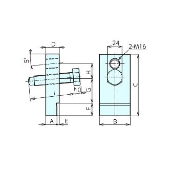 （株）ナベヤ サイドジャッキ A型 SID サイドジャッキ　Ａ型 SID14A