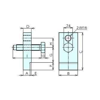 （株）ナベヤ サイドジャッキ B型 SID サイドジャッキ　Ｂ型 SID22B