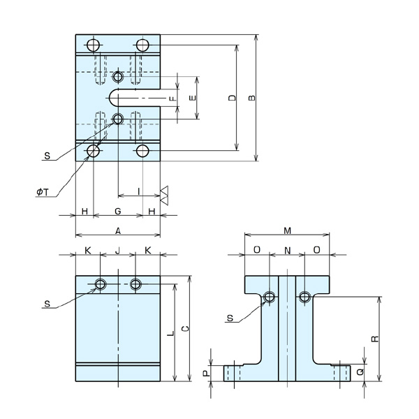 （株）ナベヤ ハイトブロック HBL ハイトブロック HBL18150