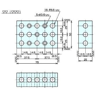 （株）ナベヤ 1ー2ー3 ブロック PR １－２－３　ブロック PR123M