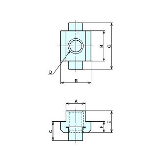 （株）ナベヤ スプリング付Tナット STNM スプリング付Ｔナット STNM1412