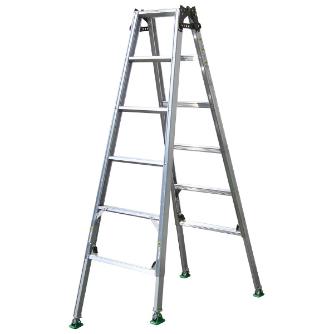 （株）ナカオ 四脚調節式はしご兼用脚立 ピッチ CX 四脚調節式はしご兼用脚立　ピッチ CX-120