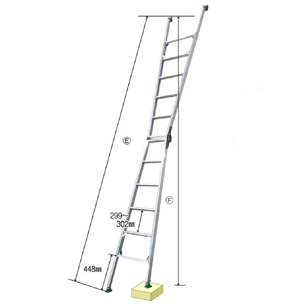 （株）ナカオ 四脚調節式はしご兼用脚立 ピッチ CX 四脚調節式はしご兼用脚立　ピッチ CX-120