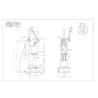 仲精機（株） ハンドプレス HZP ハンドプレス HZP-11