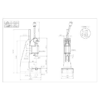 仲精機（株） ハンドプレス HZP ハンドプレス HZP-17