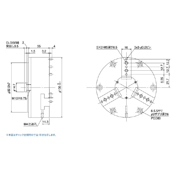 仲精機（株） エアチャック NPC エアチャック NPC-4TT-31