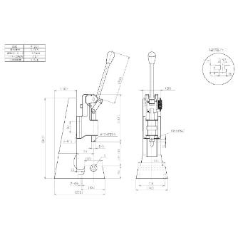 仲精機（株） ハンドプレス RT501 ハンドプレス RT501